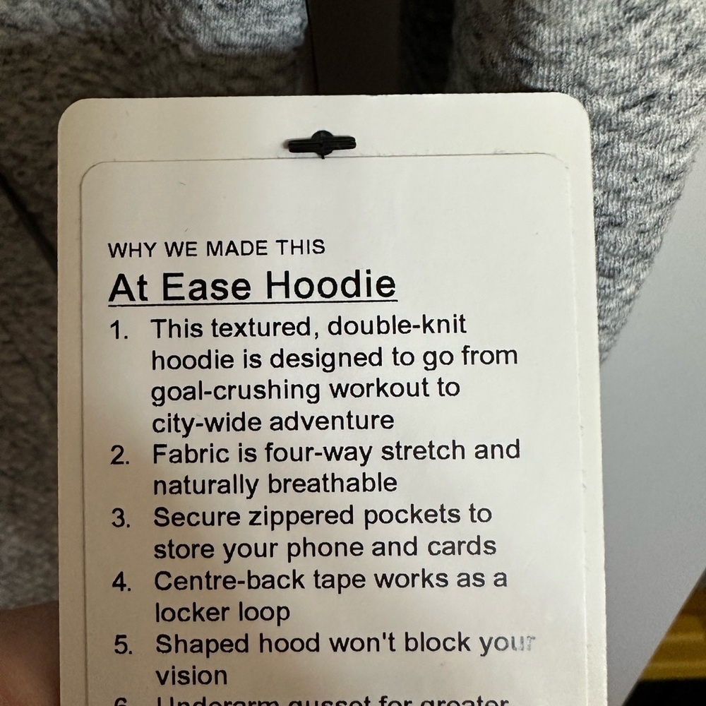 NWT Lululemon Women’s At Ease Hoodie - Picture 7 of 7